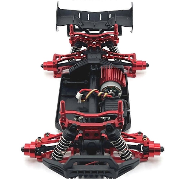 RC Bil Uppgradering Främre & Bakre Fjädringsfästen för SCY 1/18 18101 18102 RC Crawler Bil Uppgraderingsdelar Röd
