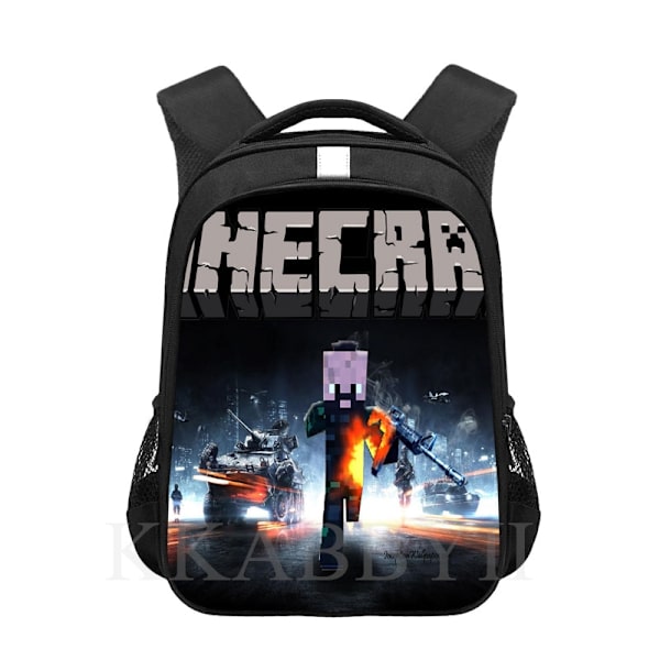 16 tum Mochila Barn Skolväska Barn Tecknad Anime Tryckt Skolväska Light Yellow