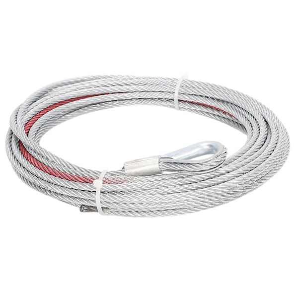 4500LBS Spilkabel Wire Rustfrit Stål Reb 5,5 mm Diameter 10 m Længde til Bugseringsspil