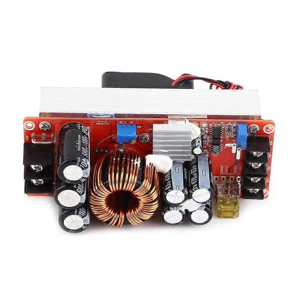 1500W 30A DC-DC Boost Converter Step up Strømforsyningsmodul Ind 10~60V Ud 12~90V