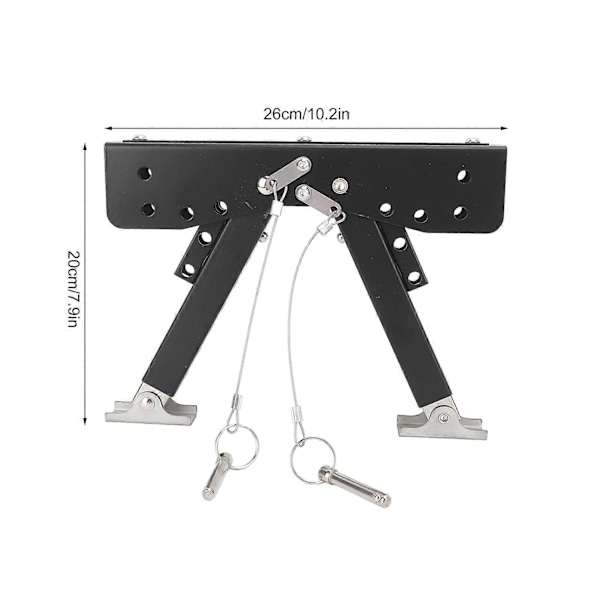 RV Trinnstabilisator Multifunksjonell Sammenleggbar Stål Solid Stilling RV Trinnstabilisator