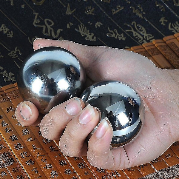1 Par Fingerövning Baodingbollar Handmassagebollar Dagliga Meditationsbollar 33mm
