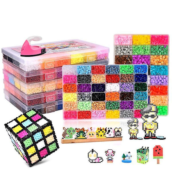 26000 st 2,6 mm Färger Box Set Hama Pärlor Leksak