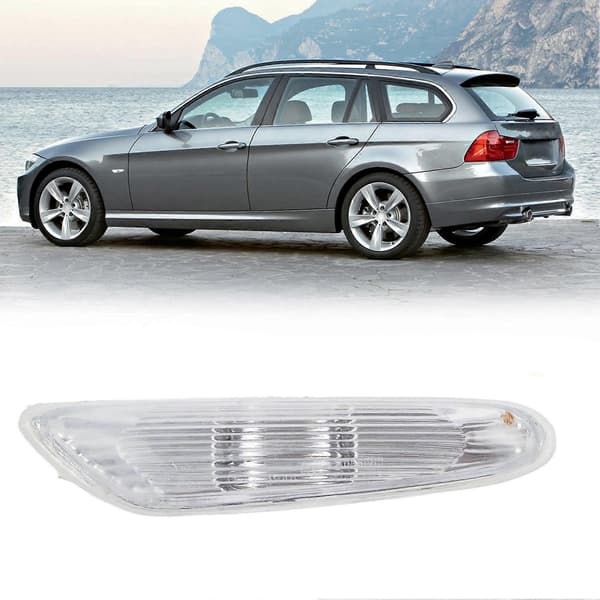 Bil Side Marker Lys LED Blinklys Lampe Samling Udskiftning til 1 Serie E82 Coupe Facelift Venstre 63137253325