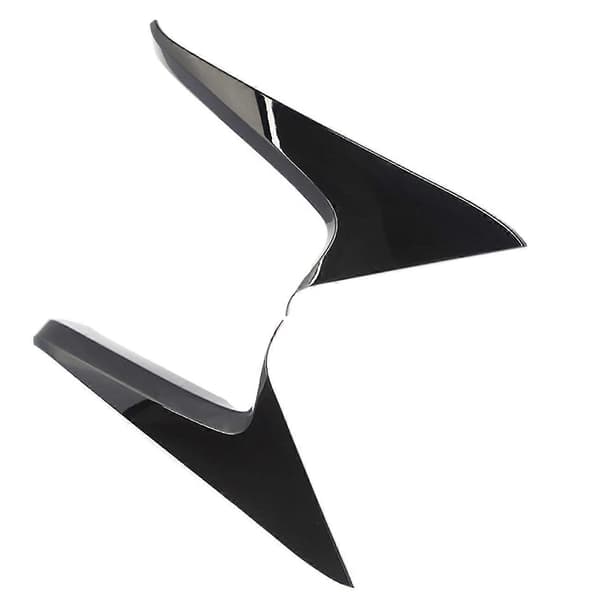 Til 2020 2021 Bagrude Side Spoiler Canard Splitter Dekorativ Ramme Trim Sort