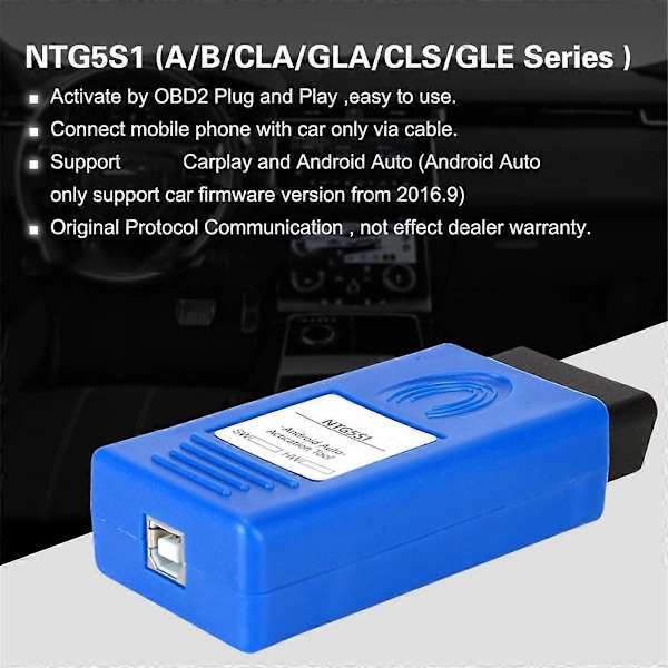 NTG5 S1 Auton OBD2 Aktivaattori Carplay Aktivointi NTG5S1 Diagnostiikkatyökalu Autotarvikkeet
