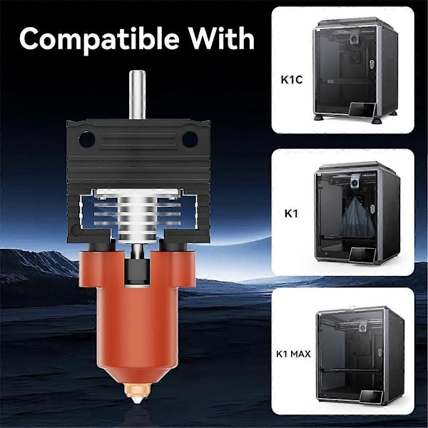 3D-skrivartillbehör -10 3 Hotend Kit 24V 40W Extruder Munstycke 0,4mm
