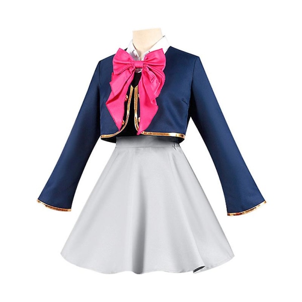 Anime Oshi No Ko Arima Kana Cosplay Kostym Kappa Skjorta Kjol Hatt Slips Jk Uniform Klänning Halloween Karneval Festkläder XXL