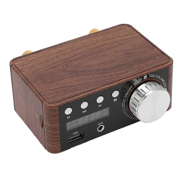 Mini Bluetooth 5.0 Effektforstærker Stereo HiFi Digital Forstærker 2 Kanaler 50W og 50W med USB Input