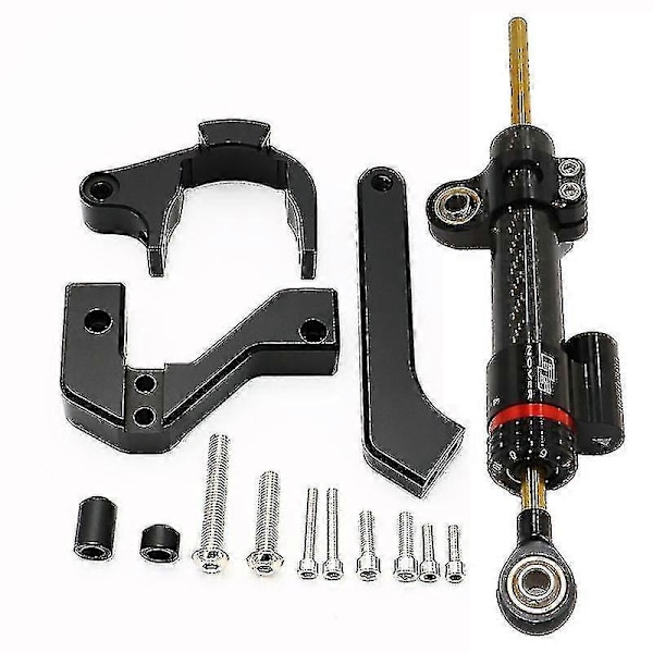 Retningsbestemt Styring Carbon Fiber Dæmper Til Vsett 10+ Elektrisk Scooter Reservedele Øger Høj Hastighed Stabilitet Sikkerhed black gold A set