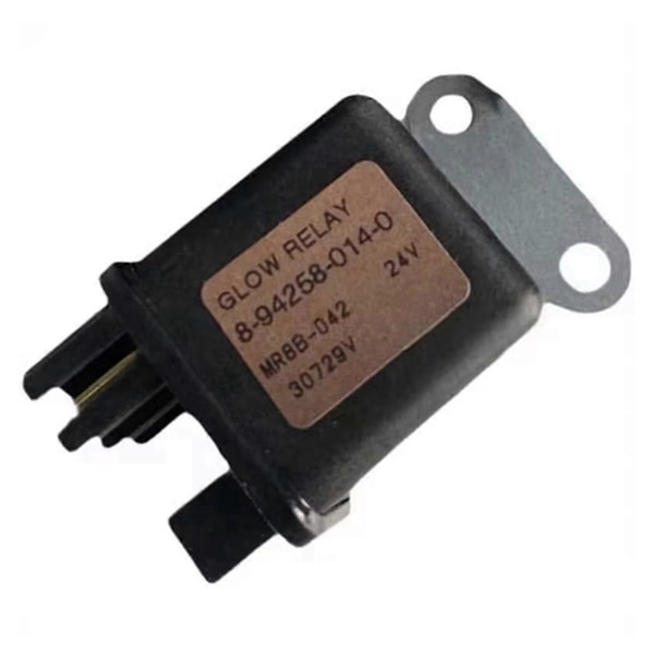 Högkvalitativt Förvärmningsrelä för Grävmaskin 24V 8-94258-014-0 8942580140 för 4BD1 6BD1 6BG1 4HK1 6HK1