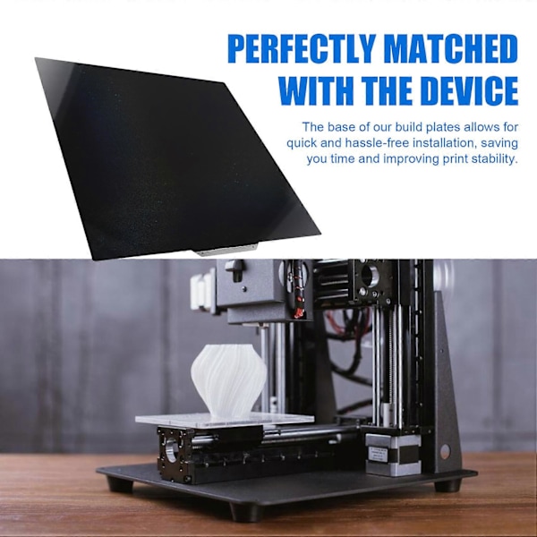 Til QIDI Q1 Pro/X-Smart 3/X-MAX 3 Byggeplade 330mm Dobbeltsidet PEY PEO Ark Printplade