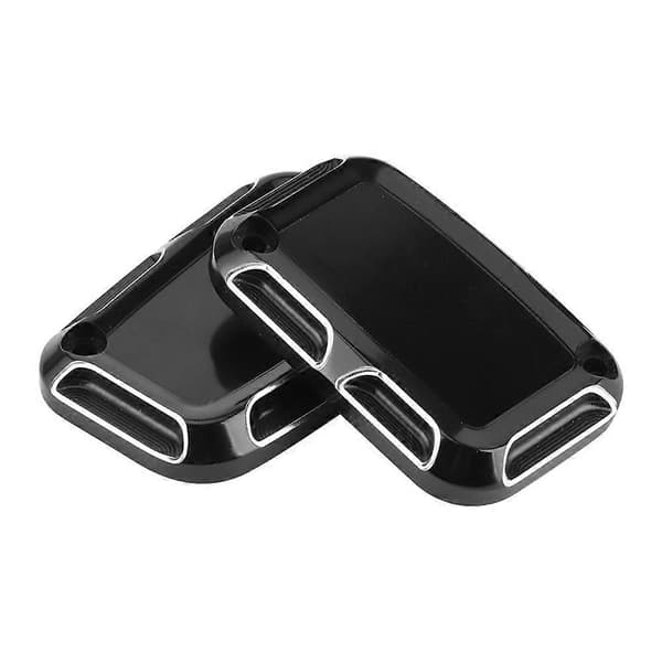 Par Motorcykel CNC Broms Koppling Huvudcylinderlock Passar Touring 2008-2019