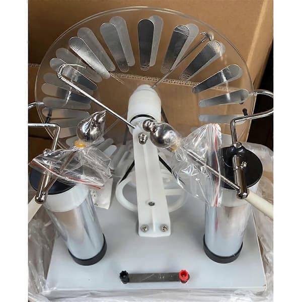 Elektrostatisk Generator Induktionsmotor Statisk Maskin Fysik Elektrostatisk Generator Elektrisk Utrustning