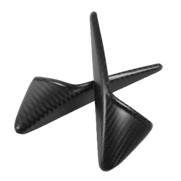 1 Par Side Kamera Ventilationsdæksel Trim Ægte Kulfiber Dekor Udskiftning til Tesla Model 3 Model Y Mat
