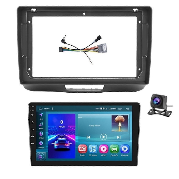 2G+32G Android 13 9 Tommer Bil Stereo Carplay Android Auto til N-BOX 2011-2017 Højrestyret, Bluetooth Wifi FM Bakkamera