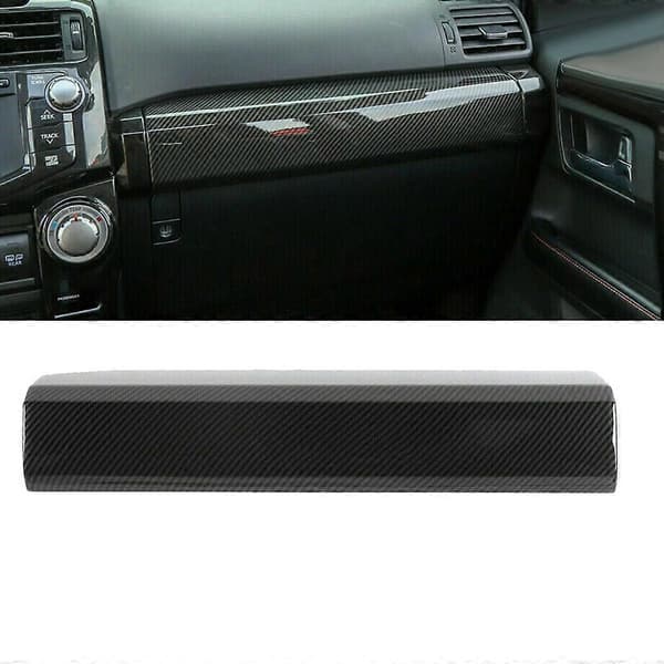 Til 4Runner 2010-2021 Kulfiber Co-Pilot Instrumentbræt Midterkonsol Stribe Panel Dækbeklædning