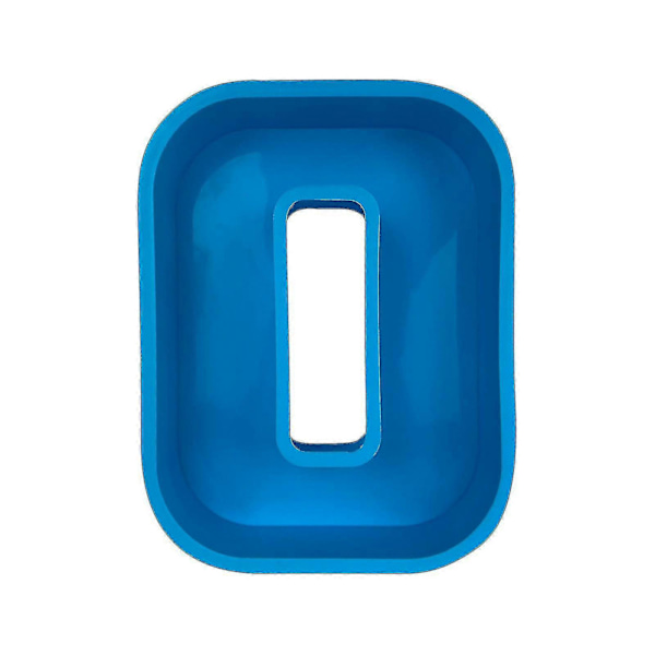 Alphabet Kagebageform Engelsk Bogstav Silikoneform 3d Alfabet Bogstav O