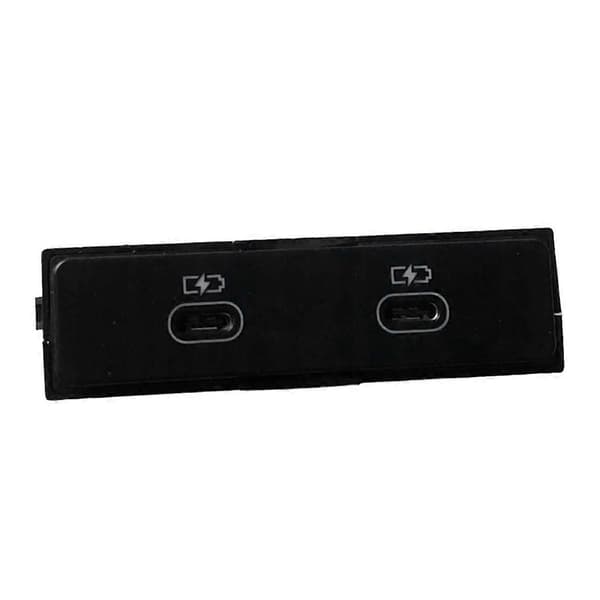 2 Huller USB TYP-C Port med Integreret Spændingsomformer Bagcenter 4N1035954 til A6 A7 A8 E- Q8