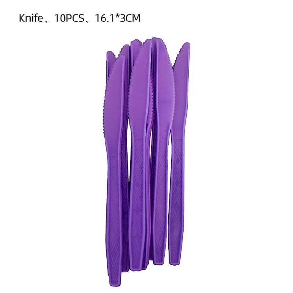 Onsdag Addams Filmtema Födelsedagsfest Dekorationer knife 10pcs
