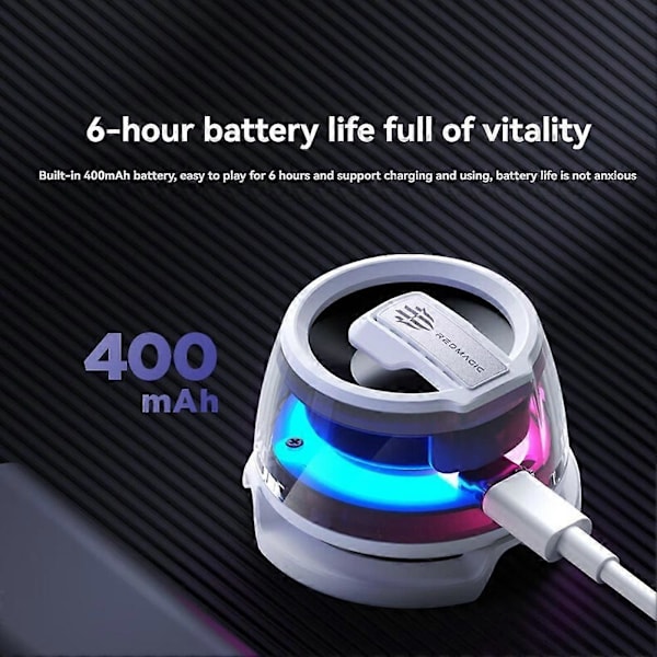 Magnetiska datorhögtalare PC Telefon Ljudbox Trådlös Bluetooth Röstbox med RGB-ljus för stationär dator