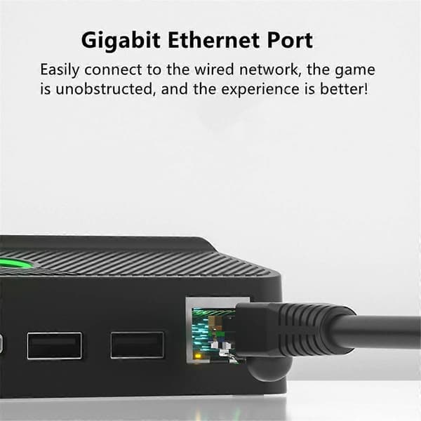 4K-kompatibel RGB-videoadapter för TV-videokonverterare, portabel laddningsdocka för konsol