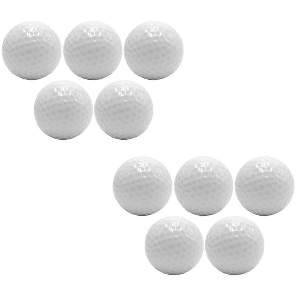 10 stk. LED Lysende Golfbolde LED Golf Træningsbold Special Golfbolde Konstant Lysstyrke Glitter til Natspil