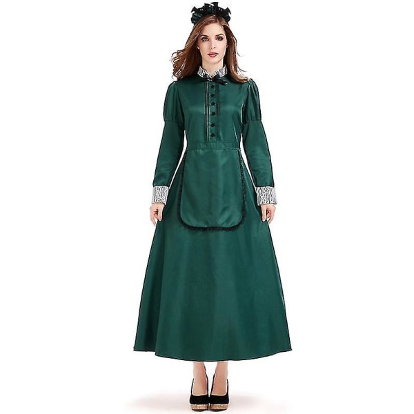 Snabb Leverans Det levande slottet Cosplay Sofie Sophie Hatter Klänning Baby Flickor Kvinnor Viktoriansk Gotisk Prinsessklänning Hatt Vampyr Maid Kostym Sophie Hatter Women M