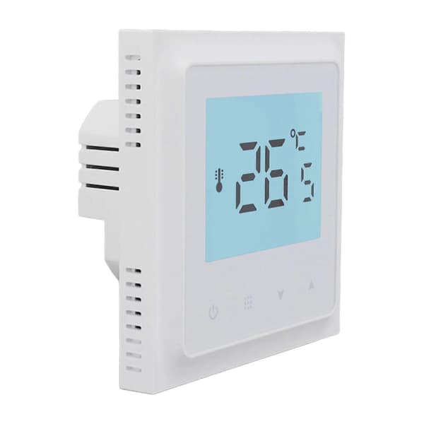 Digital Termostat AC 90-240V Exakt Kontroll DIY Programmering Golvvärme Termostat för Väggmonterad Kamin