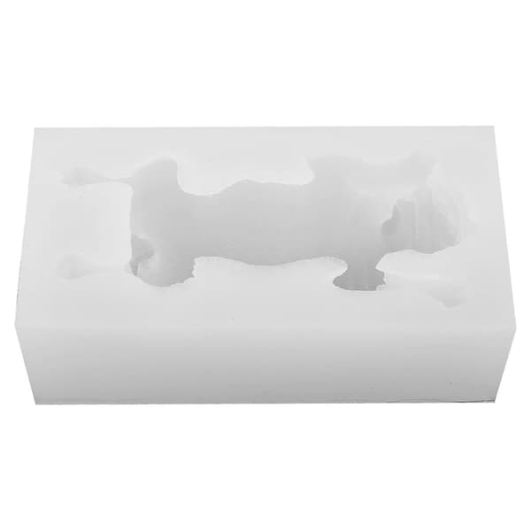 3D Shar Pei Silikon Fondantform Mops Sjokolademousse Kakeform Polymerleireform