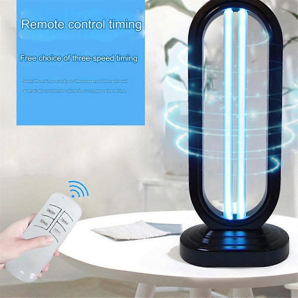 UVC Lampe Husholdnings Fjernbetjening Desktop Ultraviolet Lampe EU STIK C