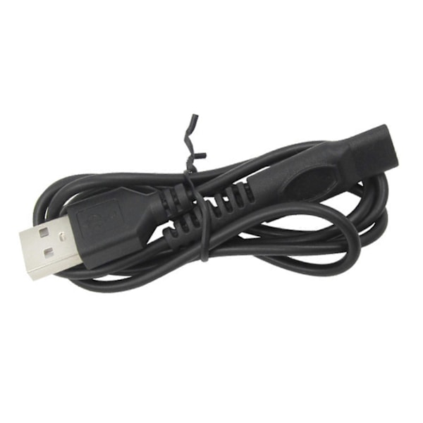 Myk Bærbar Elektrisk Barbermaskin USB Ladekabel Strømledning Lader Adapter