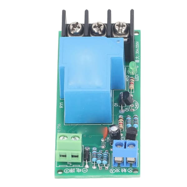 0 till 60 Minuters Fördröjningstimerrelä PCB Optokopplare Isolering Multifunktionell Fördröjningsrelämodul DC 12V 30A