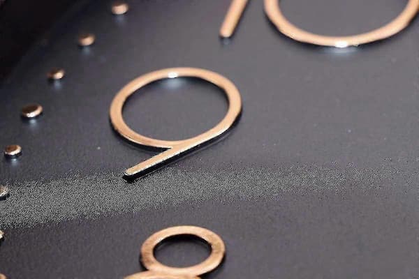 Väggklocka Tyst 30 cm Stor Icke Tickande Väggklockor För Kök Vardagsrum Sovrum Rose Gold