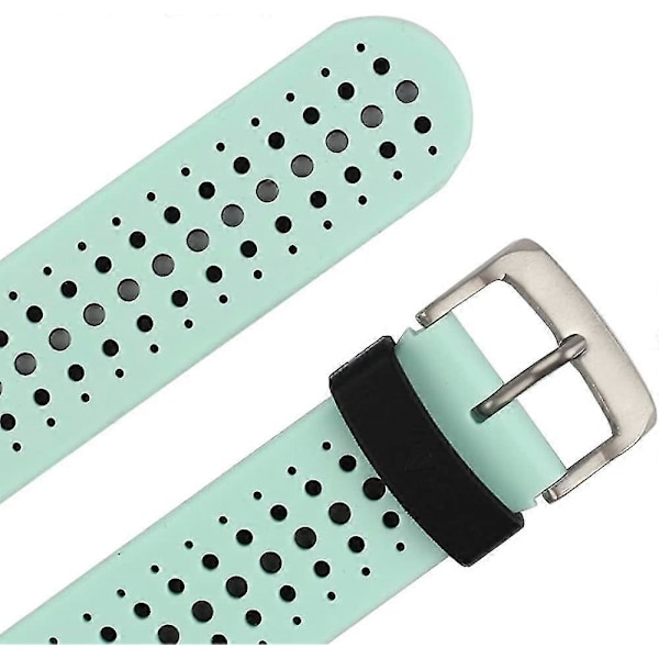Erstatningsarmbånd for smartklokke til Garmin Forerunner 220/230/235/620/630/735XT/235 Lite Aqua-Black