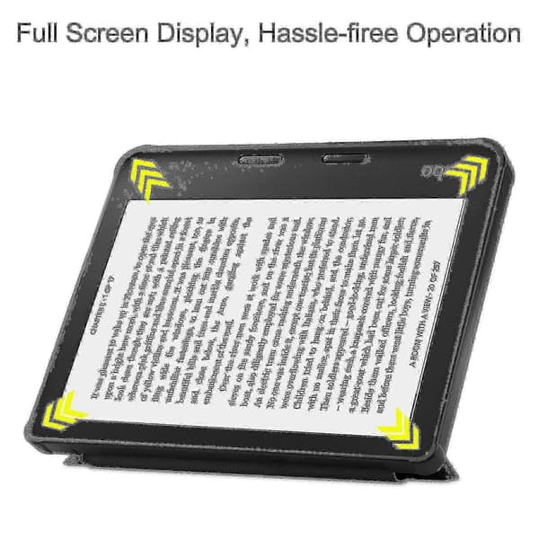 Etui kompatibelt med Kobo Libra 2 - Bogstil Pu Læder E-læser Cover Folio Etui (Farve: Grøn)