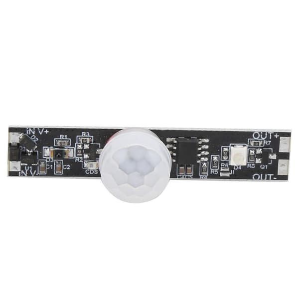 Infrarød bevegelsessensormodul ABS PIR-bryterdrift for belysning LZGHPHWPIRV2 DC3.7V24V