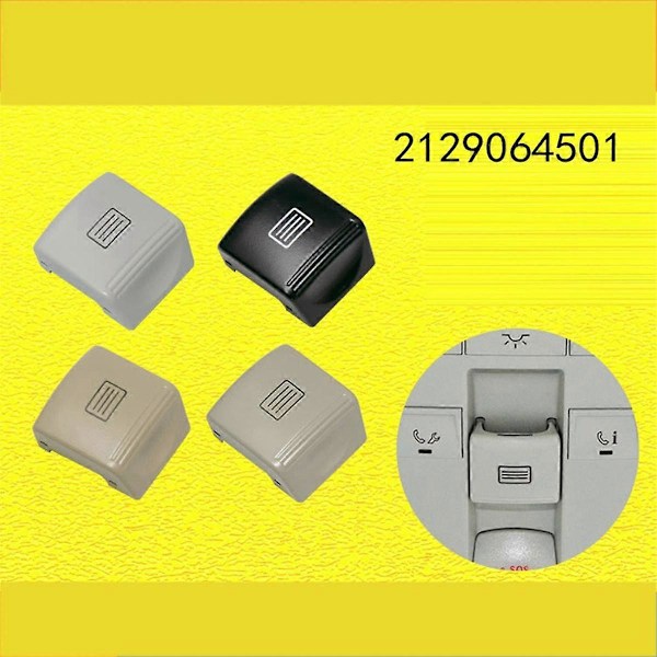 Bil Soltak Vindusbryter Knappdeksel for W212 E-Klasse 2129064501, D