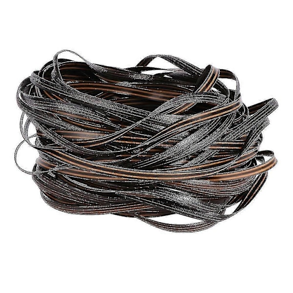 32m Patio Møbel Reparation Højstyrke Plast Rattan Vikle Kit Flad Bærbar Ny Brown