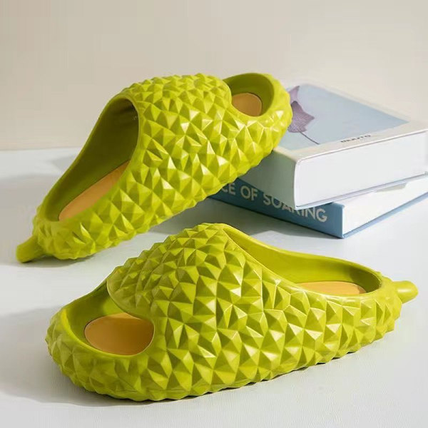 Fashionabla Durian Tofflor För Kvinnor Eva Plattform Mjuka Bekväma Hustomtar Herrtofflor Dam Trendiga Gatusandaler Strandtofflor green 38-39