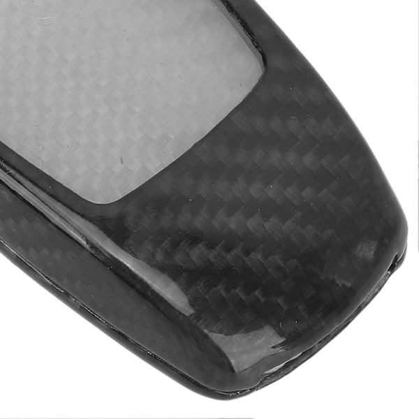 Nøkkelbrikke Deksel Karbonfiber Komfortabel Berøring Falmingssikker Erstatning for Benz E?klasse S?klasse Svart