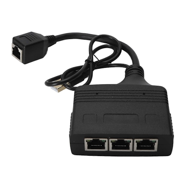 1–3 Ethernet-jakaja, nopea 1000 Mbps RJ45 -verkkosovitinjakaja Cat8-, Cat7-, Cat6-, Cat5- ja Cat5e-kaapeleille