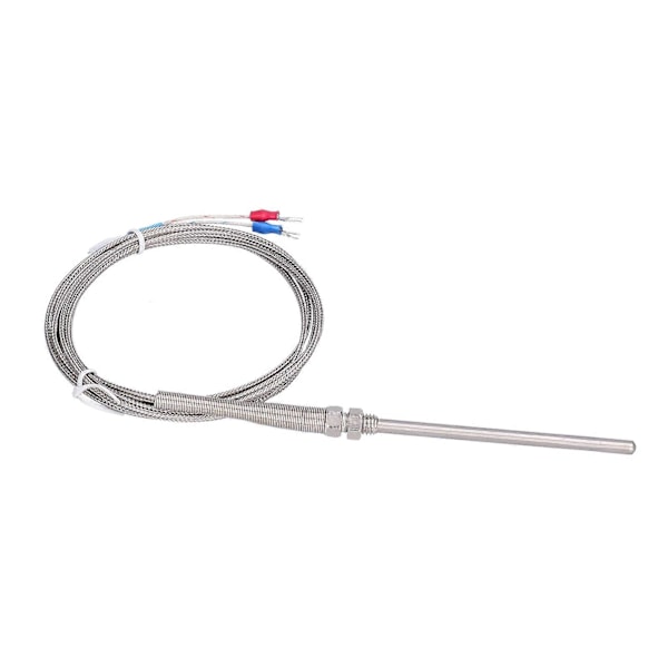 K Typ Temperatur Termoelement Temperatursensor Termisk Sond Rostfritt Stål 0~600 WRNT?187 Vanlig Typ 4 Meter