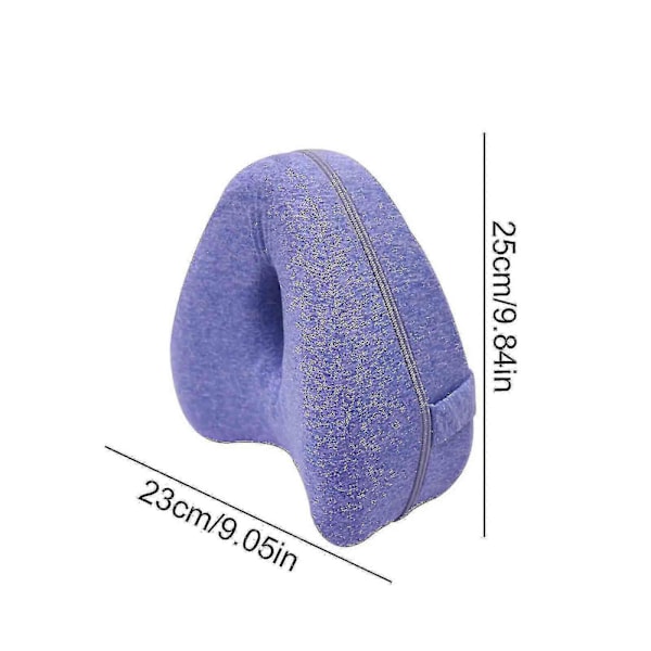Smooth Spine Pillow, Smooth Spine Alignment Pillow - Lindrar höft- och ischiasvärk, Smooth Spine Leg Pillow, 100% Ny Blue