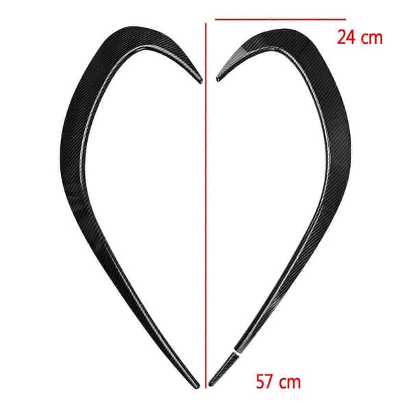Kulfiber Frontkofanger Splitter Spoiler til - W117 CLA45 CLA200 CLA220 CLA250 CLA260