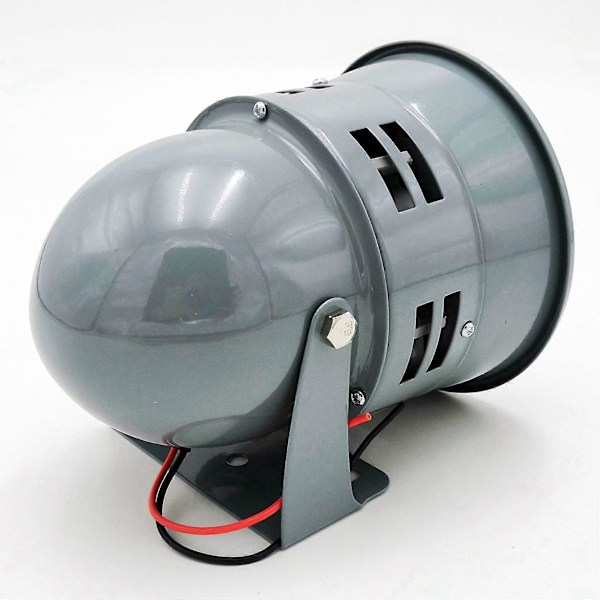 12V 110Db Siren Horn Alarm Högljudd Elektrisk Motordriven Metall Alarm/Siren (Luft) för Bil Industriell Påminnelse