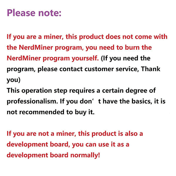 NerdMiner T-QT ESP32S3 GC9A01 0,85-tommer LCD Display Modul til Nerd Miner Bitcoin Solo Lotteri Miner BTC Miner S3FN8