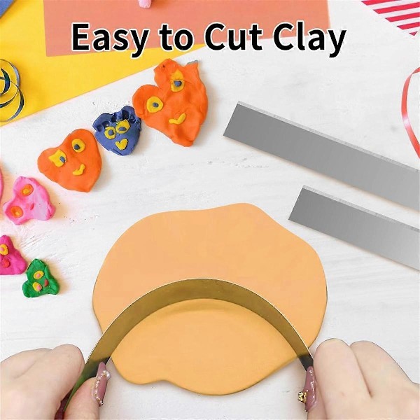 Polymer Clay Værktøj, 11 stk. Akryl Clay Rullepladesæt til DIY Skæring Formning Skulpturering