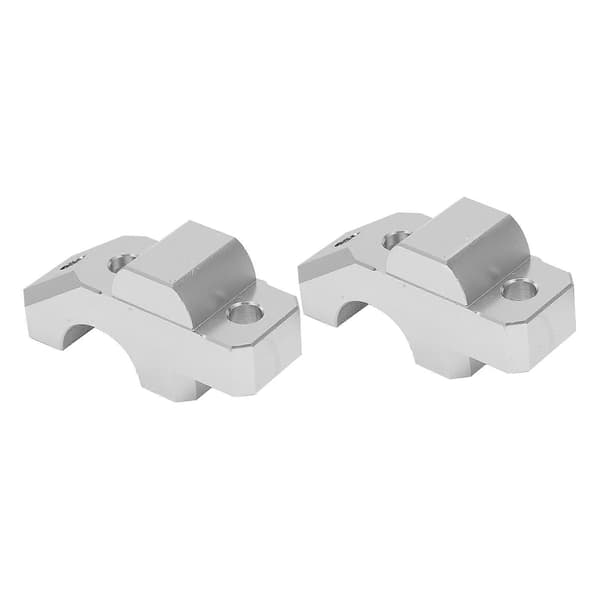 2 stk. Styrefeste Riser Monteringsklemme CNC Aluminium Legering Erstatning for YAMAHA Tracer 900/GT 2015?2019 Sølv