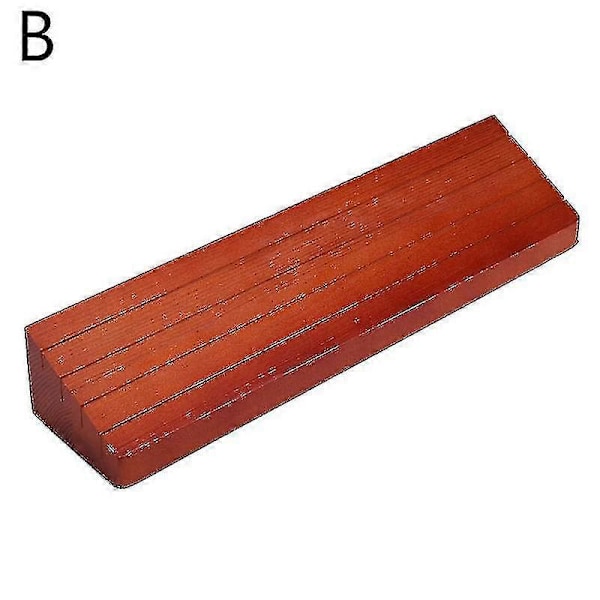 Puinen pelikorttiteline pokeriteline tarjottimet korttien järjestämiseen juhlapelissä rommiottelussa Brown 35*8*6cm